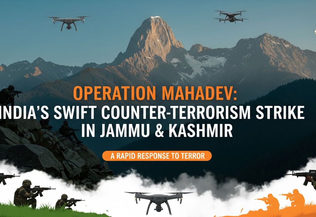 Operation Mahadev: A Swift Strike Against Terrorism in Jammu & Kashmir Operation Mahadev